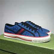 Gucci Tennis 1977 GG Low Navy - 4