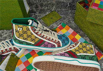 Gucci Tennis 1977 GG Rainbow