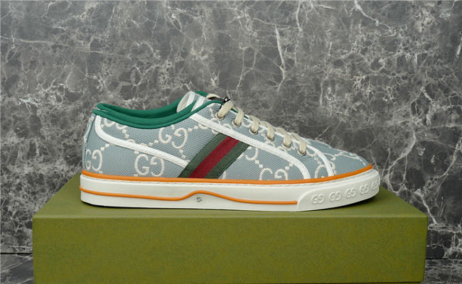 Gucci Tennis 1977 GG Low Light Blue - 1