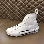 Dior B23 High Top Logo Oblique White - 1