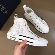 Dior B23 High Top Logo Oblique White - 5