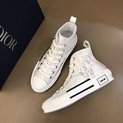 Dior B23 High Top Logo Oblique White - 4