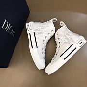 Dior B23 High Top Logo Oblique White - 3