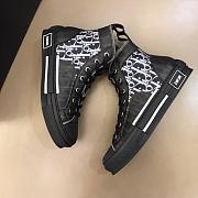 Dior B23 High Top Logo Oblique Black - 2