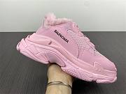 Balenciaga Triple S Fake Fur Pink 668562W3CQ55000 - 5