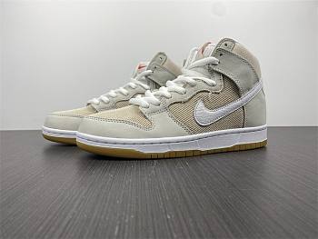 Nike SB Dunk High Pro ISO Orange Label Unbleached Natural DA9626-100