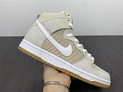 Nike SB Dunk High Pro ISO Orange Label Unbleached Natural DA9626-100 - 5