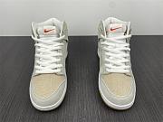 Nike SB Dunk High Pro ISO Orange Label Unbleached Natural DA9626-100 - 3