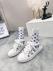 Louis Vuitton Time Out Women sneaker Blue - 4