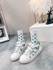 Louis Vuitton Time Out Women sneaker Green - 4