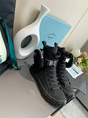 Prada Wheel Cassetta high-top Boots Black - 1