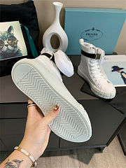 Prada Wheel Cassetta high-top Boots White - 5