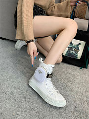 Prada Wheel Cassetta high-top Boots White - 2