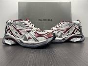 Balenciaga Runner Burgundy 677402W3RB39069 - 4