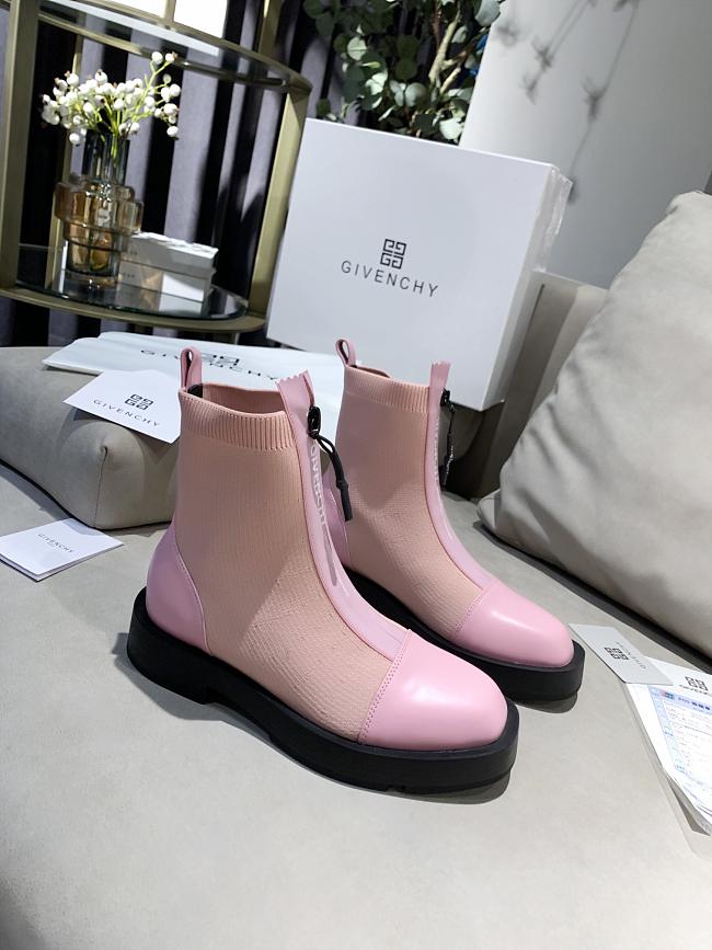 Givenchy Chelsea boots Pink Black Sole - 1