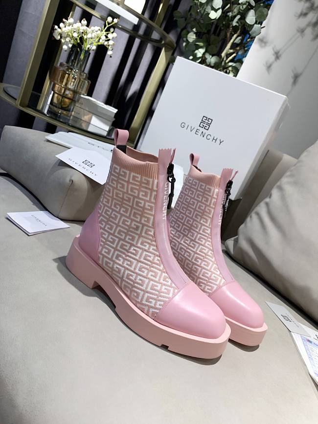 Givenchy Chelsea boots Pink White - 1