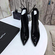 YSL Opyum Ankle Boots with Black Heels - 5