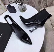 YSL Opyum Ankle Boots with Black Heels - 2