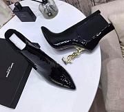 YSL Opyum Ankle Boots Gold Heel - 3