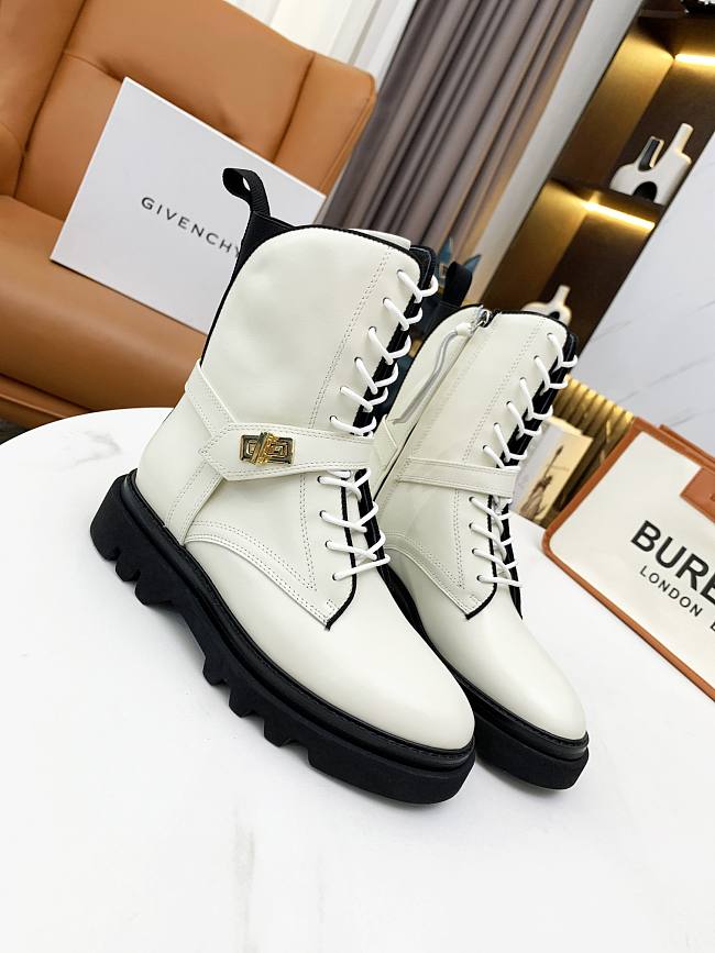 Givenchy Terra Boots White - 1