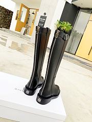 Givenchy Squared  Boots in Stretch Leather - 4