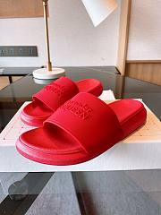 Alexander McQueen Pool Slide Red - 1