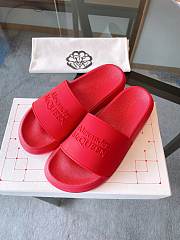 Alexander McQueen Pool Slide Red - 3