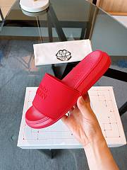 Alexander McQueen Pool Slide Red - 6