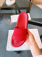 Alexander McQueen Pool Slide Red - 5