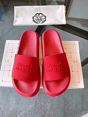 Alexander McQueen Pool Slide Red - 4