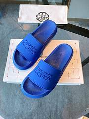 Alexander McQueen Pool Slide Blue - 2