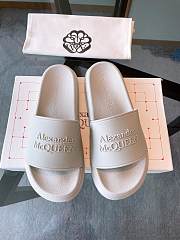 Alexander McQueen Pool Slide Ivory - 2