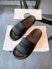 Alexander McQueen Pool Slide Black - 5