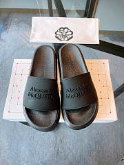 Alexander McQueen Pool Slide Black - 2