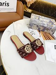 Christian Dior Dway Slide Red - 5