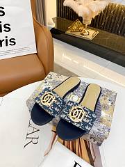 Christian Dior Dway Slide Blue - 4