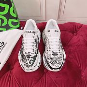  Dolce & Gabbana Hand-painted graffiti calfskin nappa Daymaster sneakers - 4