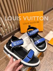 Louis Vuitton Pool Pillow flat comfort sandal Blue - 4