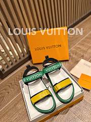 Louis Vuitton Pool Pillow flat comfort sandal Green Yellow - 1