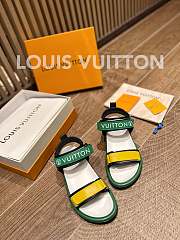 Louis Vuitton Pool Pillow flat comfort sandal Green Yellow - 3