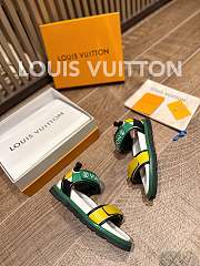 Louis Vuitton Pool Pillow flat comfort sandal Green Yellow - 2