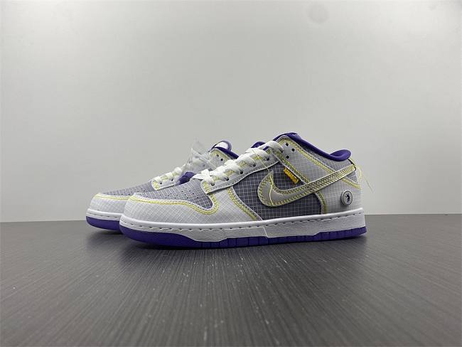 Union x Nike Dunk Low Grey Purple DJ9649 500 - 1