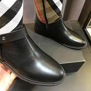 Burberry House Check and Rubber Rain Boots - 6