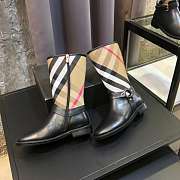 Burberry House Check and Rubber Rain Boots - 3