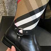 Burberry House Check and Rubber Rain Boots - 2