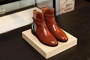 Burberry House Check and Leather Ankle Boots - 2