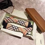 Burberry Strap Detail House Check and Rubber Rain Boots beige - 5