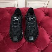 Dolce & Gabbana Mixed-materials NS1 slip-on sneakers full Black - 4