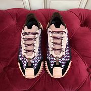 Dolce & Gabbana Mixed-materials NS1 slip-on sneakers Purple - 4