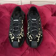 Dolce & Gabbana Mixed-materials NS1 slip-on sneakers tiger print black - 3